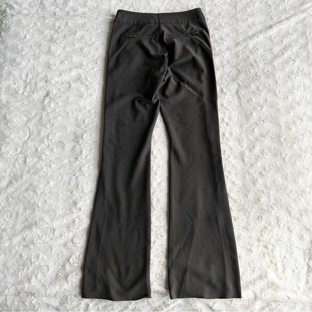 Athleta Pants Trousers Womens 2 Gray Stellar Flare Stretch Zip Performance Work - Picture 3 of 11